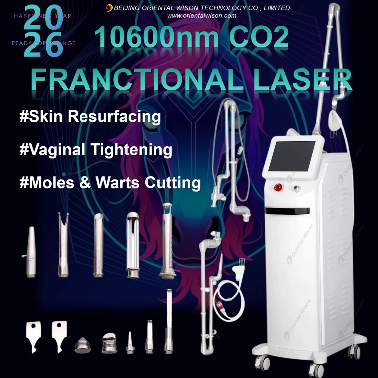 Is de 10600 nm fractionele CO2-laser de ultieme oplossing voor huidverjonging en vaginale verstrakking?