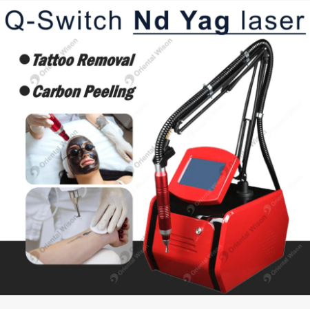 Draagbare Q Switch ND YAG Laser Huidschoonheidsmachine